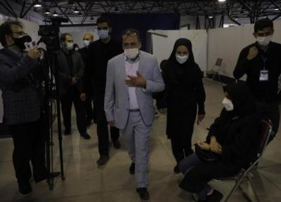 ابراز رضایت سرپرست علوم پزشکی تهران از فرایند تزریق واکسن کرونا در مرکز واکسیناسیون شهید اسمعیلی